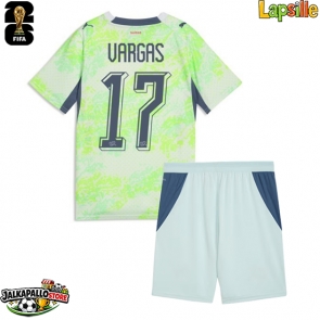 Sveitsi Ruben Vargas #17 Vieraspaita Lapsille MM-kisat 2026 Lyhythihainen (+ shortsit)